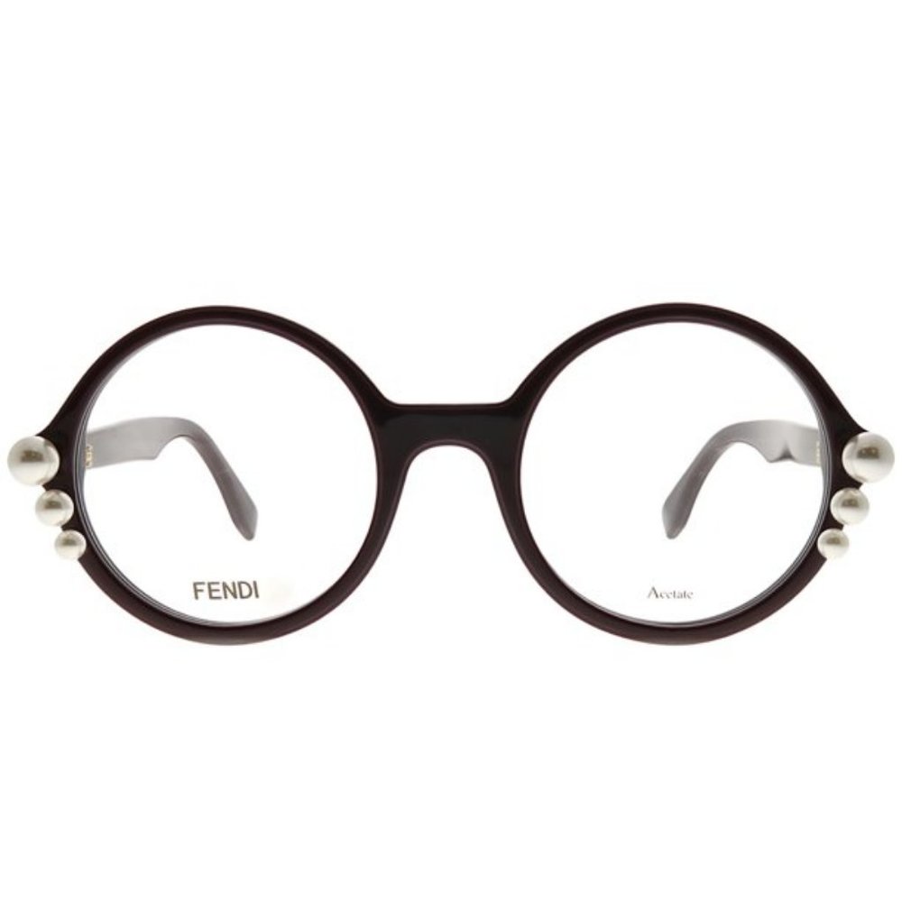 Fendi Demo Round Ladies Eyeglasses
